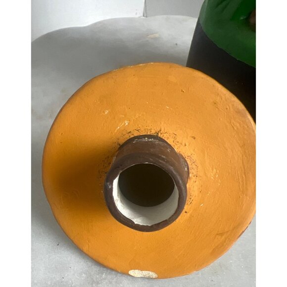 Vtg Studio Piece by BW 1970 Painted Ceramic Figurine N.A. Woman Yellow Dress Hat - Picture 11 of 13